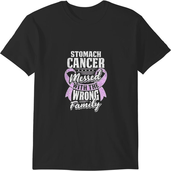 Stomach Cancer Messed With The Wrong Family Shirt T-Shirts-image