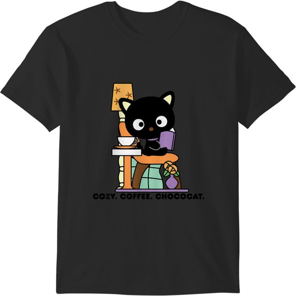 Chococat Cozy Coffee Cafe T T-Shirts-image