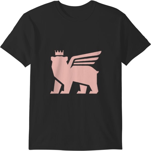 Pink Stanley Bear Logo T-Shirts-image