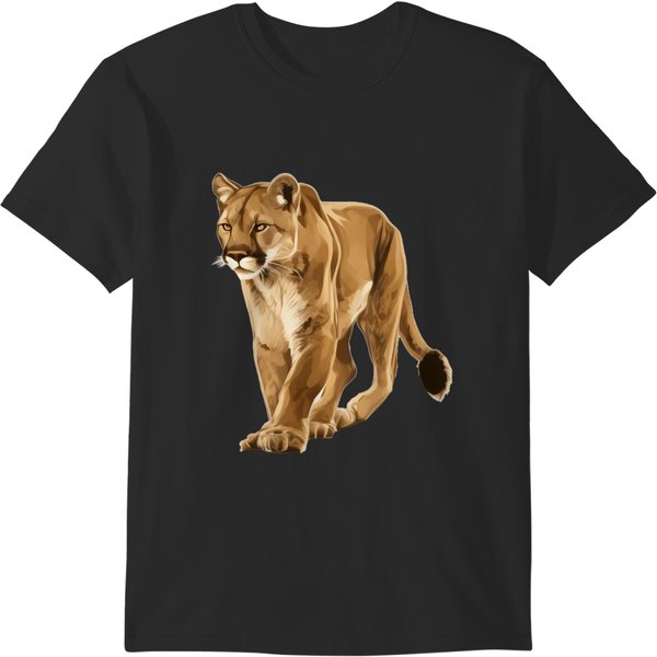 Cougar Face For Wild And Big Cats Lovers T T-Shirts-image