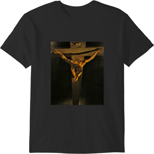 Salvador Dali Painting Christ Of Saint John T-Shirts-image