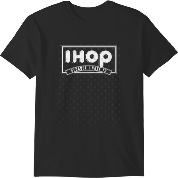 Humorous Amputee T-Shirts - I Hop Because I Have To - Leg Amputee-image