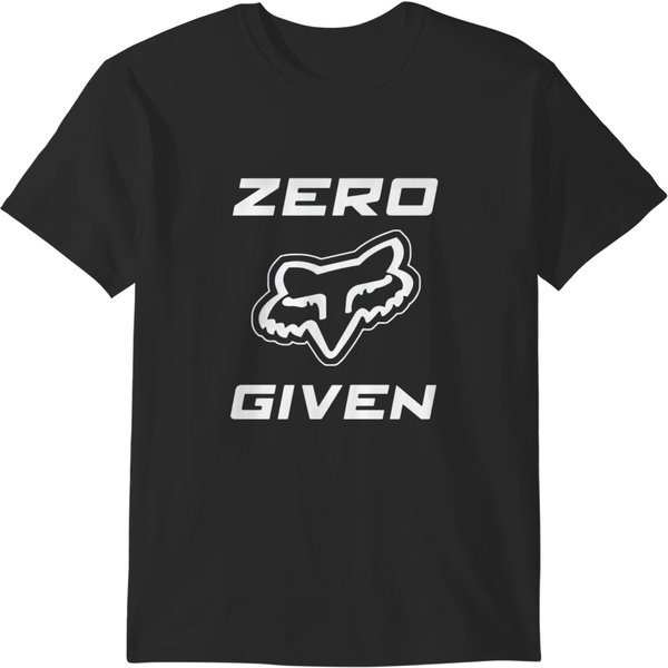 Zero Fox Given Black Version Short T-Shirts-image