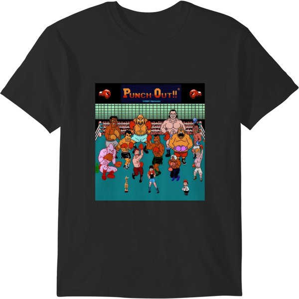 Punch Out (Mike Tyson) Nintendo Video Game T-Shirts-image