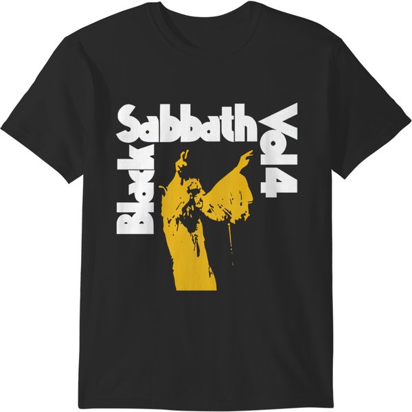 Black Sabbath Vol. 4 Vintage Coal T-Shirt T-Shirts-image