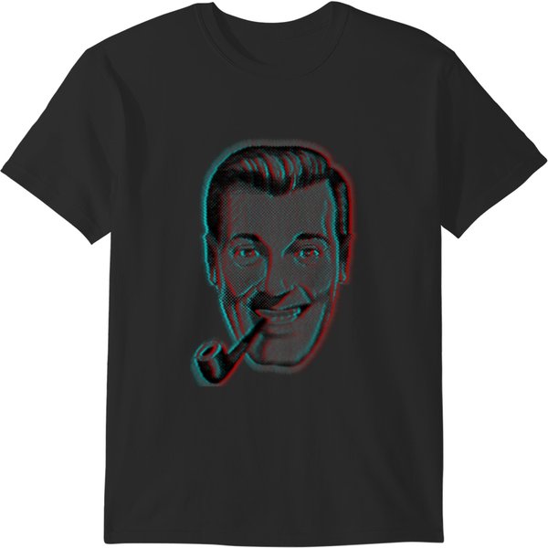 Anaglyph 3D Jr Bob Dobbs Church Of The Subgenius T-Shirts-image