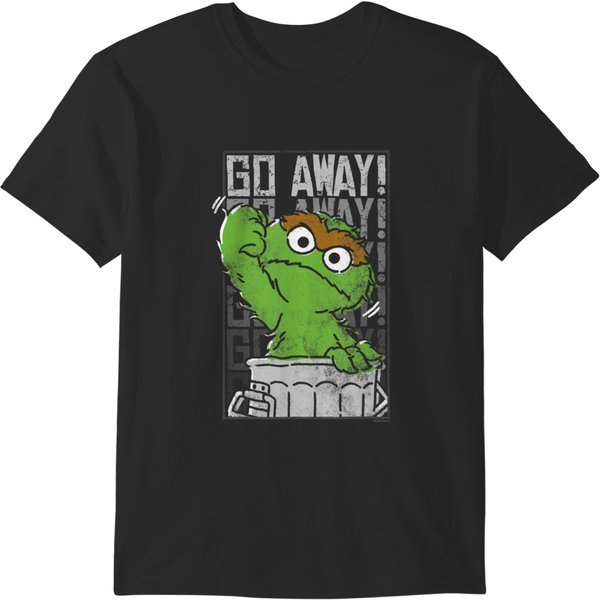 Street Oscar The Grouch Go Away T-Shirts-image