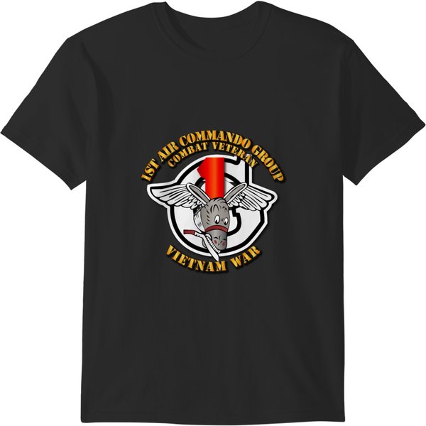 Usaf -1St Air Commando Group - Vietnam W Txt T-Shirts-image