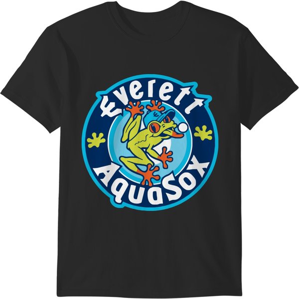 The Everett Aquasox Design Logo The Indianapolis Indians Design Logo T-Shirts-image