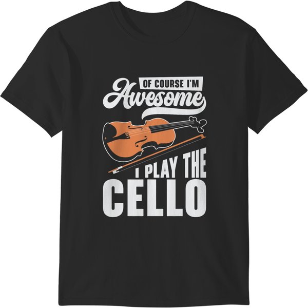 Cello Player Music Instrument Classical Musician Cellist T-Shirts-image