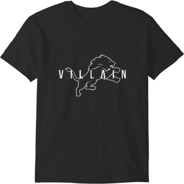 Lions Villain Football Lion Fan T-Shirts-image