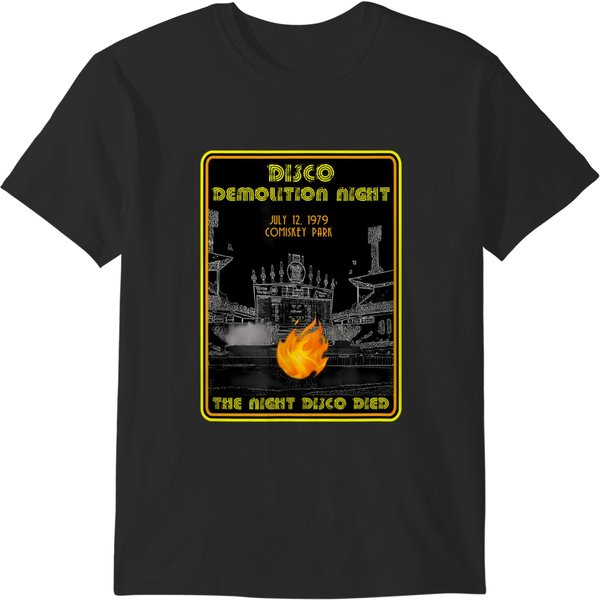 Disco Demolition Night, Comiskey Park, Chicago, Il T-Shirts-image