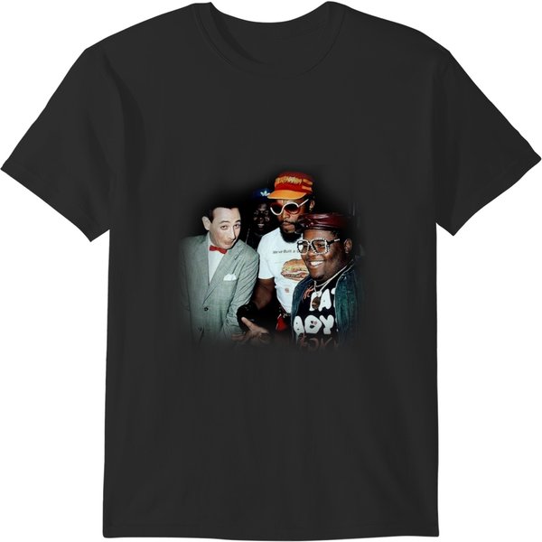 Peewee Herman &Amp; Fat Boys With Mr T 1985 T-Shirts-image