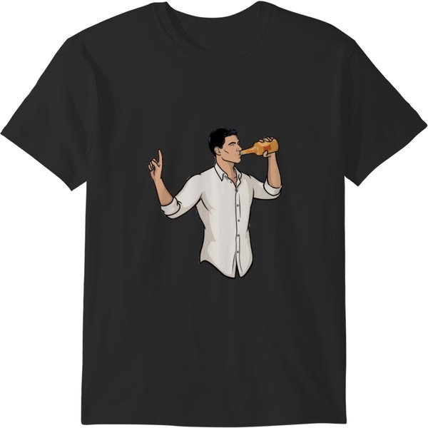 Archer Drinking T-Shirts-image