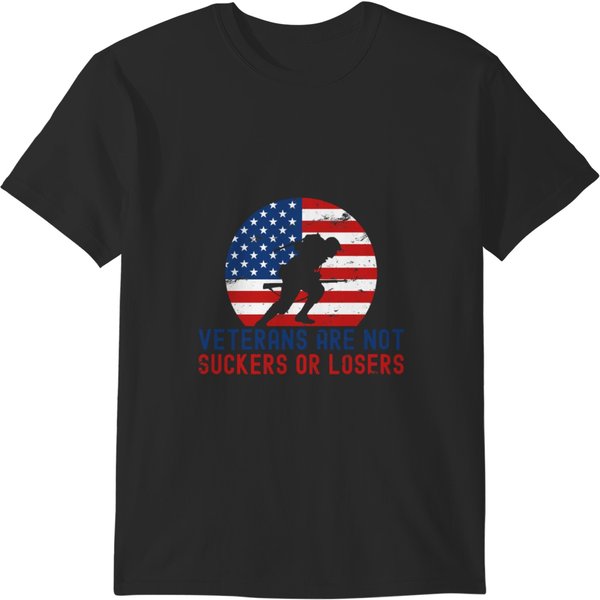 Veterans Are Not Suckers Or Loser T-Shirts-image