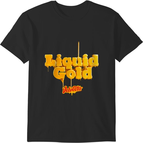 Velveeta Melted Chesee Liquid Gold Iconic Logo T-Shirts-image