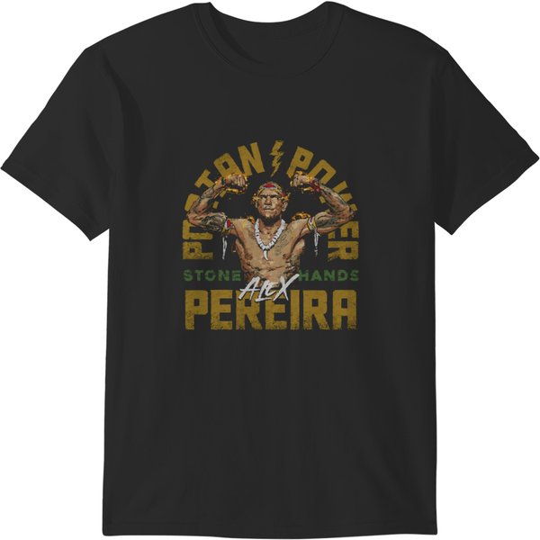 Alex Pereira Poatan Power T-Shirts-image