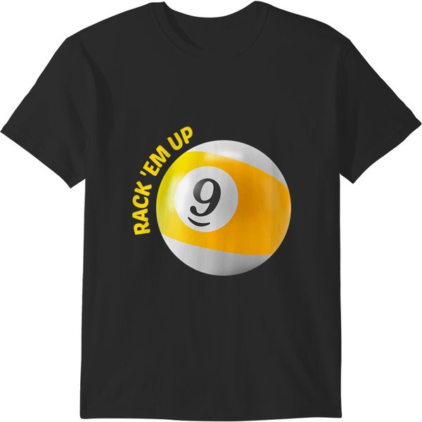 Nine Ball Pool, Nine Ball, Billiards For , Pool T-Shirts-image