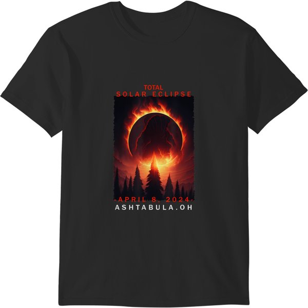 Ashtabula Ohio Total Solar Eclipse 2024 T-Shirts-image