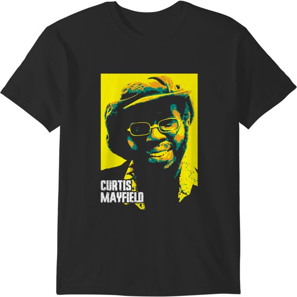 Curtis Mayfield Curtis Lee Mayfield American Singer-Songwriter T-Shirts-image