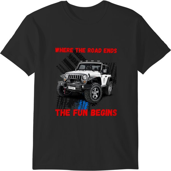 4X4-Jeep-Wrangler T-Shirts-image