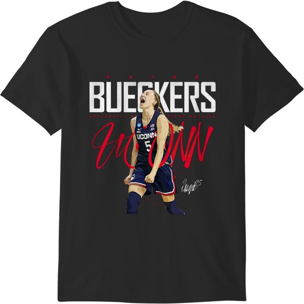 Paige Bueckers - Paige Bueckers College Basketball - T-Shirt T-Shirts-image