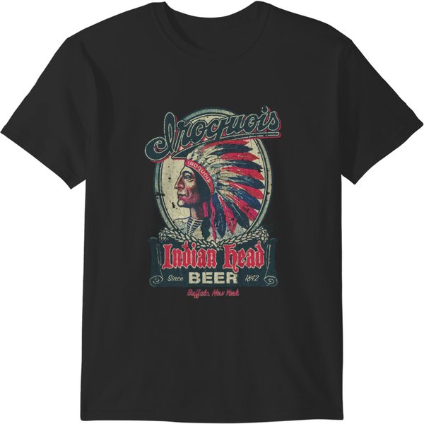Iroquois Indian Head Beer 1842 T-Shirts-image