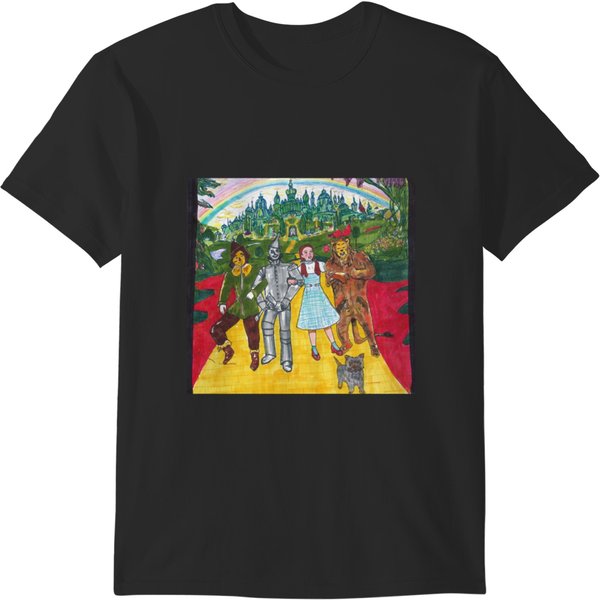 Wizard Of Oz- Yellow Brick Road Graphic Dress T-Shirts-image