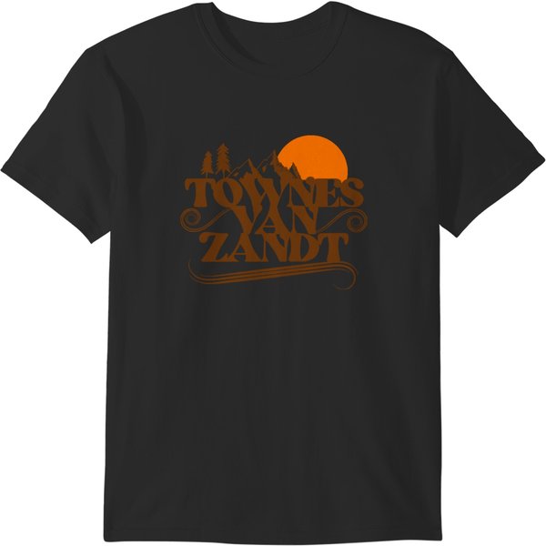Townes Van Zandt Rising Sun T-Shirts-image