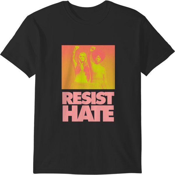 Resist Hate - Gloria Steinem And Dorothy Pitman Hughes T-Shirts-image