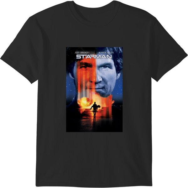Starman - Jeff Bridges Fitted V-Neck T-Shirts-image