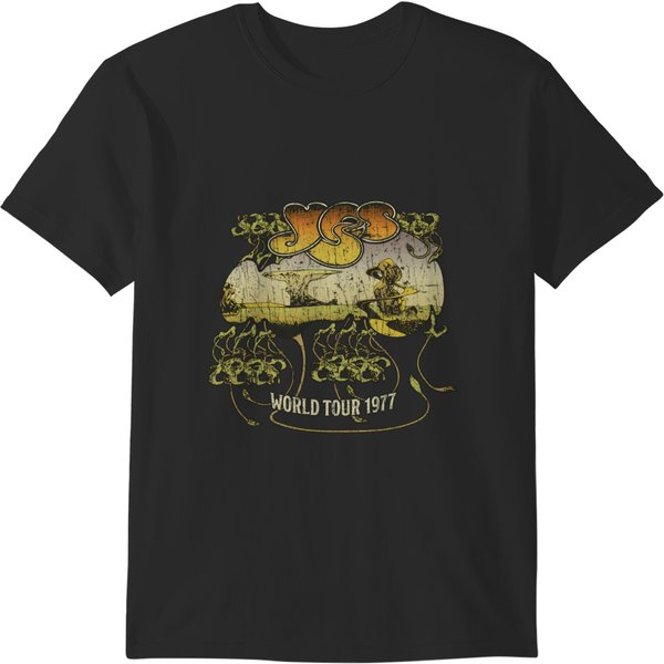 Yes World Tour 1977 Bb T-Shirts-image