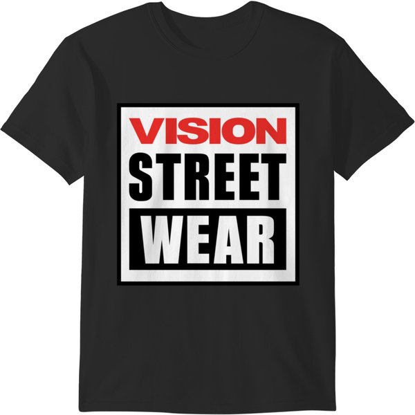 New Vision Street Wear Skateboard Logo T-Shirts-image