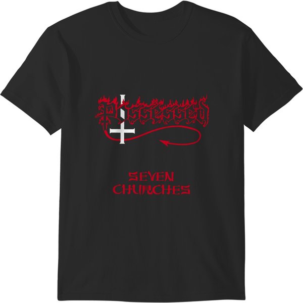 Find Possessed Seven Churches Death Metal Band Soda Popinski - Punch Out T-Shirts-image