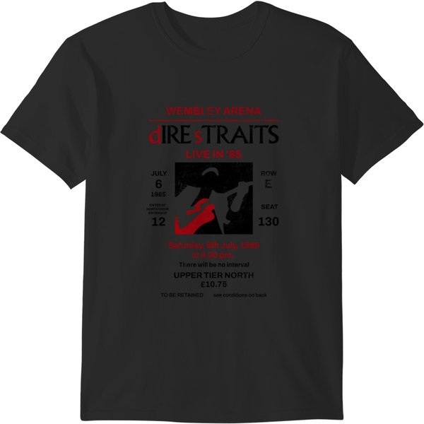 Dire Straits Vintage Concert Chandler T-Shirts-image