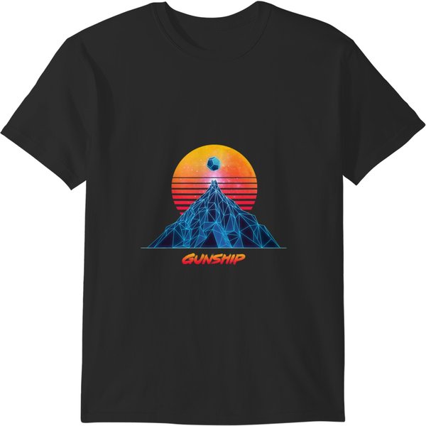 Sun Mountain Black Gunship T-Shirts-image
