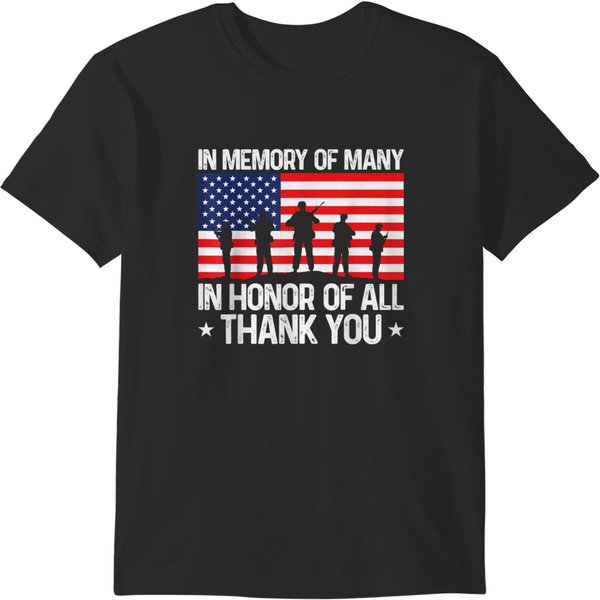 Veterans Day In Honor Of All Veteran Memorial Da T-Shirts-image