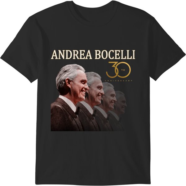 Andrea Bocelli 30Th Anniversary On Tour 2024 T-Shirts-image