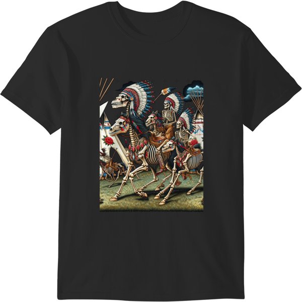 Native American Dead Indian Warriors T-Shirts-image