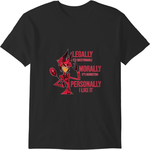 Alastor Hazbin Hotel Meme T-Shirts-image