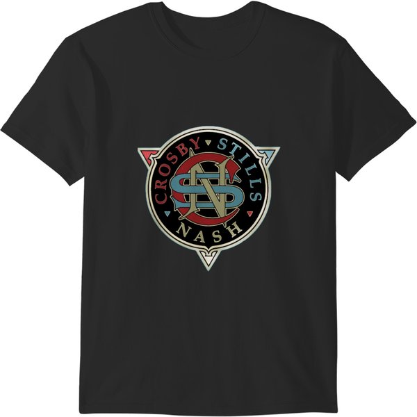The Band Crosby Logo Stills Band Music Nash Fashion And Young T-Shirts-image