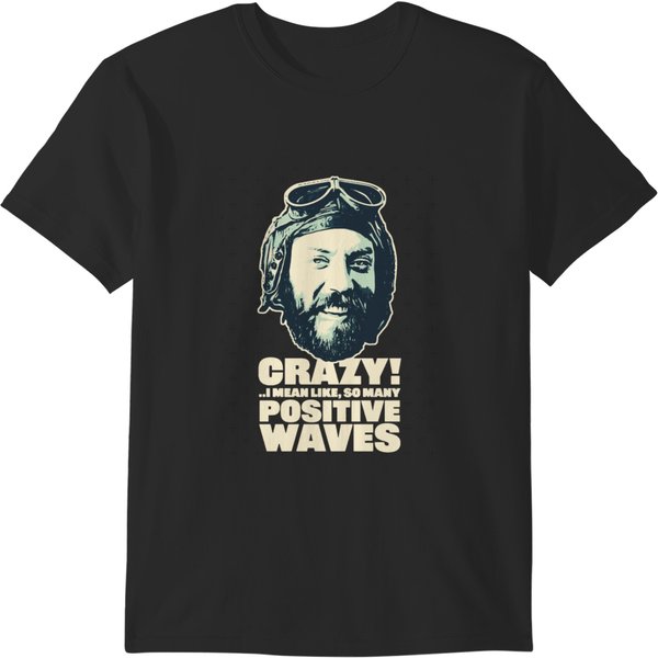 Oddball From Kellys Heroes Positive Waves Original Design T-Shirts-image