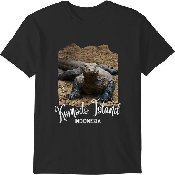Komodo Island Indonesia Souvenir Komodo Dragon Gift T-Shirts-image