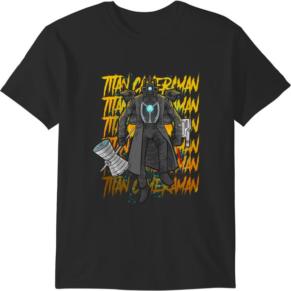 Skibidi Toilet Titan Cameraman T-Shirt - Fun Style & Unique Design-image