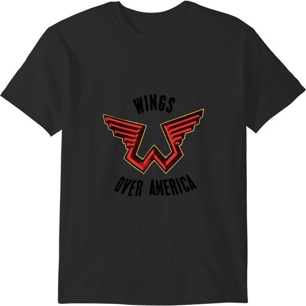 Buy Vintage 1976 P Mccartney Wings Tour Band Rock Conxcert Shirt 70S 1970S Bexatles T-Shirts-image
