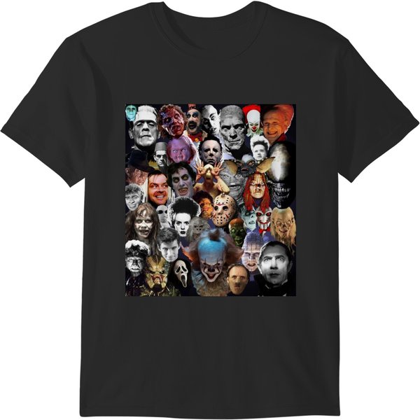 Faces Of Horror Movies T-Shirts-image
