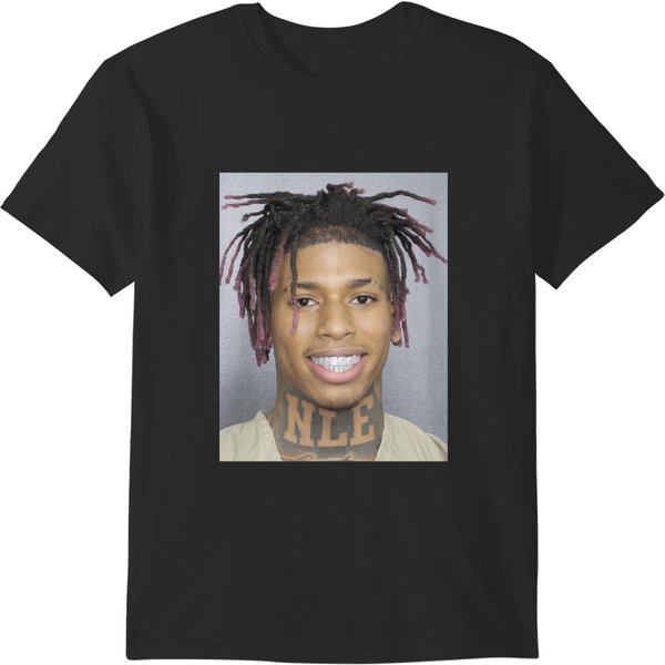 Nle Choppa Mugshot T-Shirts-image