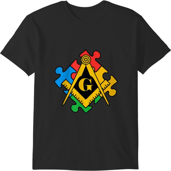 Autism Awareness , Freemason Masonic Lodge, Mason T-Shirts-image