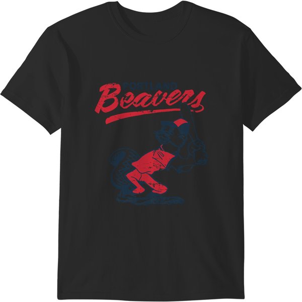 Defunct Team..Portland Beavers 36 Anniversary Tee T-Shirts-image