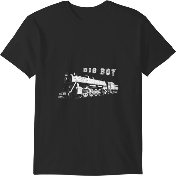 Train 4000 Big Boy Railway Fan Locomotive Railroad Lover Tee T-Shirts-image